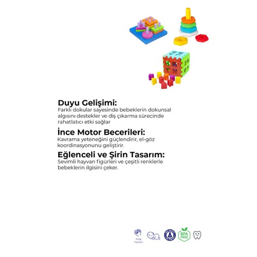 Kiki Renkli Altıgen Halkalar, Sevimli Bultak Küp, Geometrik Şekiller Kiki Renkli Altıgen Halkalar, Sevimli Bultak Küp, Geometrik Şekiller
